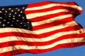 High Speed Camera USA Flag Sunset 01 Loop Footage