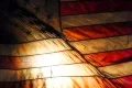 High Speed Camera USA Flag Sunset 07 Loop Footage
