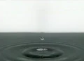 High Speed Camera : Water Drops & Ripples 001 : VJ Loop Web Footage