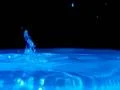 High Speed Camera Water Drops and Ripples 082 Slow Motion 210fps SD Footage