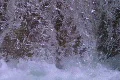 High Speed Camera : Waterfall F 01 Slow Motion x15 Loop Footage