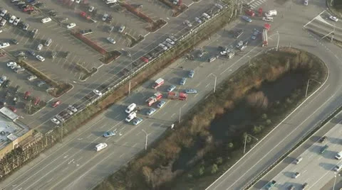 High-Speed Chase Ends in Fatal Car Accident - Aerial Circling Perspective Stock Footage 10992852