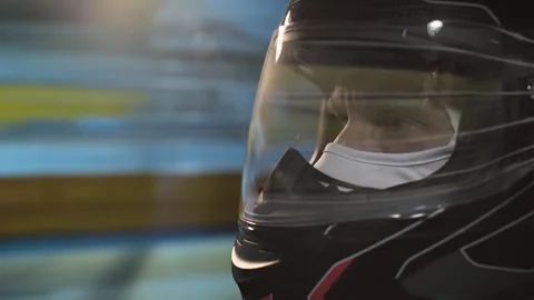High-speed close-up racing footage. Stock Footage 314890841