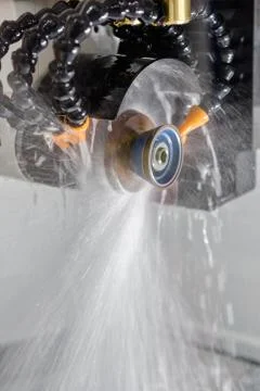 High Speed CNC Sharpening Machine. Stock Photos