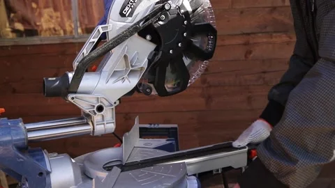 High-speed cutting circular saw. Stock Footage 160839228