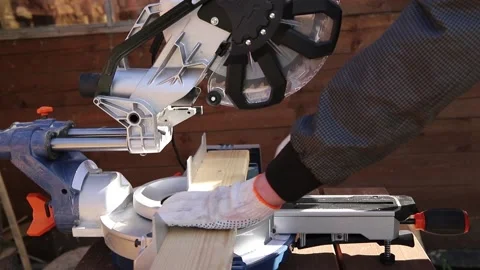 High-speed cutting circular saw. Stock Footage 160839411