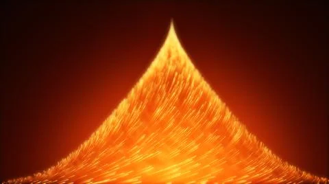 High speed data particle trails. 3d illustration with depth of field blur eff Stock Illustration