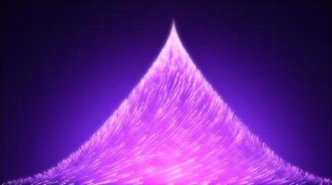 High speed data particle trails. 3d illustration with depth of field blur eff Stock Illustration