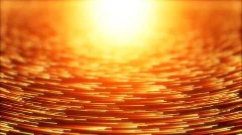 High speed data particle trails. 3d illustration with depth of field blur eff Stock Illustration