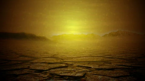 High Speed Desert Flythrough Loop Video stock 648449