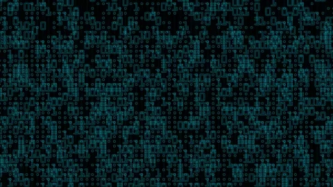 High speed digital binary data flickering background 4k animation Stock Footage 248536624