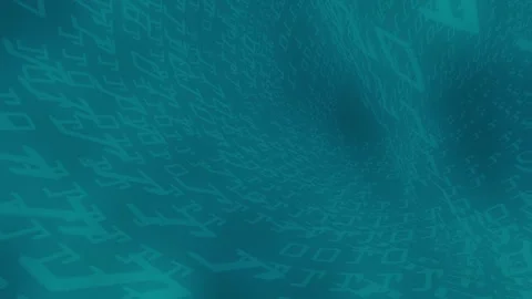 High speed digital binary data tunnel Stock Footage 254425910