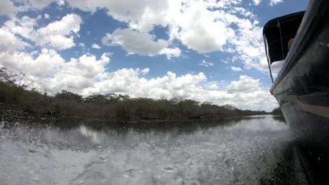 High Speed down a river Stock Footage 168531042