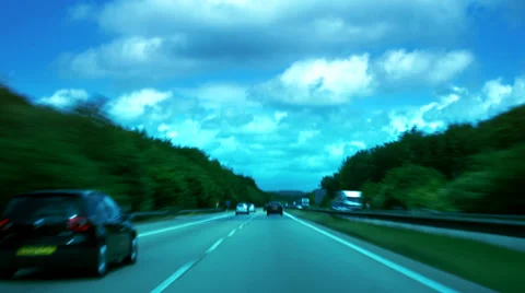 High speed driving Stock Footage 37778367