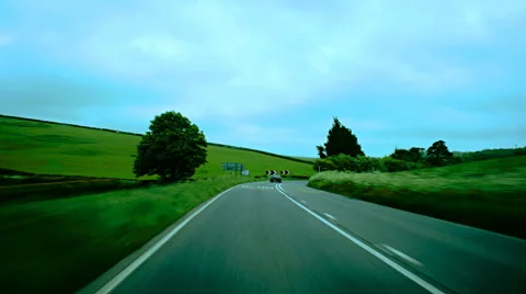 High speed driving POV Stock Footage 40899199