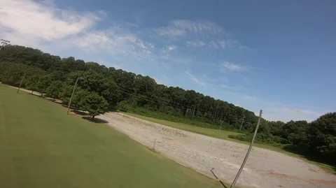 High speed drone aerial flight Stockbeeldmateriaal 120792852