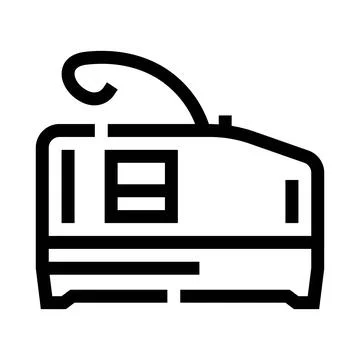 High speed electric train public transport icon Stock Illustration