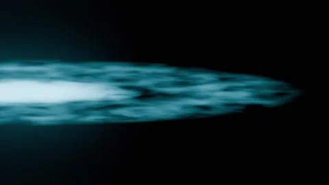 High Speed Engine Jet Stream. Plasma Thrust Effect. Thruster Fire Effect. 4K Stock Footage 313142791