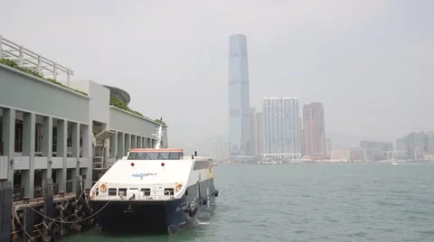 High-speed ferry boat Stock Footage 42848916