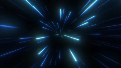 High Speed Flying Lines 3d Animation in Seamless Looping Traffic Stock Footage 246485429