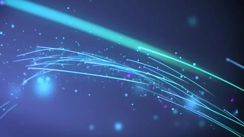 High Speed flying lines 3D Animation 4K Stock Footage 253790207