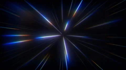 High Speed Flying Lines 3d Animation in Seamless Looping Traffic Stock Footage 269221313