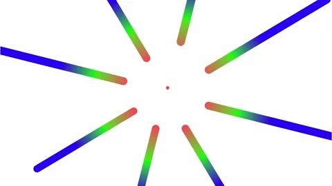 High Speed Flying Lines Traffic. Hyperspace in Time Travel Illustration Stock Footage 276302416