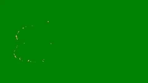 A high-speed glowing light effect transitioning on green screen ideal Stock Footage 301386831