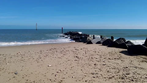 High speed hyperlapse sea surf Stock Footage 220312322