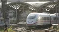 High Speed International Destination Intercity Express ICE Train Departure Day HD Footage