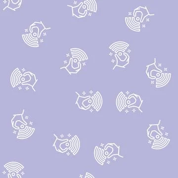 High speed internet access line seamless pattern Stock Illustration