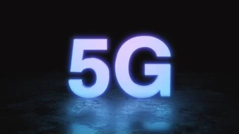 High speed internet network evolution of from 4g to 5g Illustration
