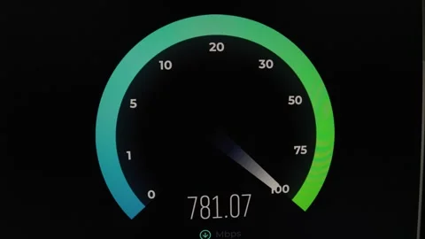 High speed internet test Video stock 296213392