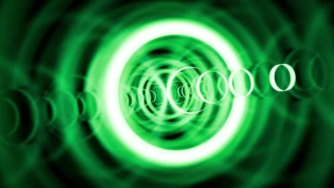 High speed interstellar space green Sci fi net tunnel VJ loop background Stock Footage 315291478