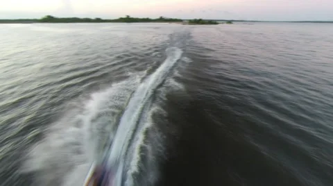 High speed jet ski run Stockbeeldmateriaal 50447112