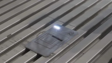 High-speed laser marking system Stock Footage 151486380