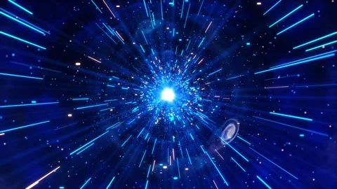 High Speed Light Burst Data Explosion Futuristic Background Abstract digital dat Stock Footage 341905254