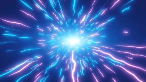 High speed light space tunnel Stock-Footage 131366087