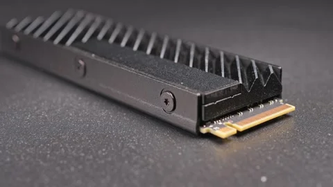 High Speed M.2 SSD for PC. Computer hardware shortage concept. M.2 and NVMe.. Stockbeeldmateriaal 329323256