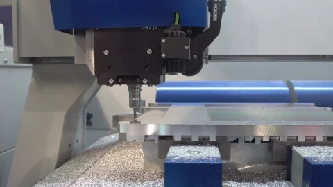 High speed machining center Stock Footage 90103811
