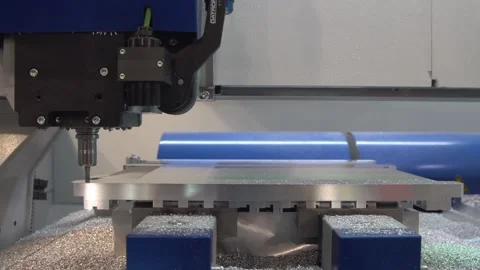 High speed machining center 库存影片 90749943