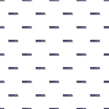 High speed modern train flat vector seamless pattern Stockillustratie