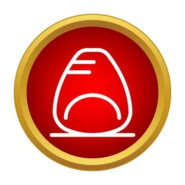 High speed modern train icon transporting passengers Illustrazione stock
