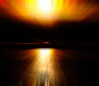 High speed motion effect with motion blur and bright colors, red,black,,orang Foto stock