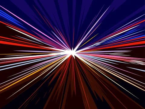 High speed motion in highway concept background. Vector illustration 스톡 일러스트