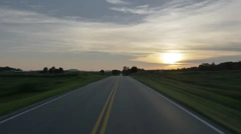 High Speed on the Open Road Fast Car Hyperlapse Stock Footage 65948890