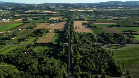 High-speed passenger train passing through a tunnel Stock Footage 280213193