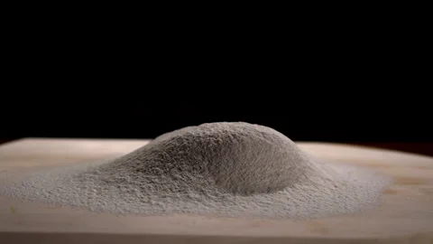 High Speed Pizza Dough Explosion Cooking Shot Video stock 130400299