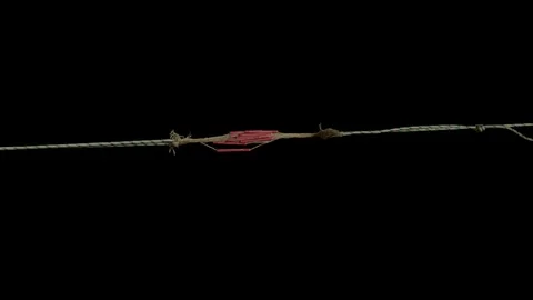 High speed Pulling Rope Fireworks on a black background, 4k 1000FPS Video stock 90707474