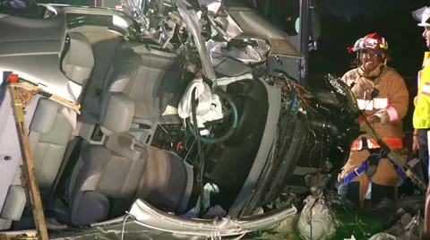 High Speed Rollover SPFR#2 Stock Footage 937353